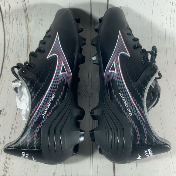 Mizuno Alpha Select FG Soccer Cleats Black Men's Size 10 - Picture 6 of 10
